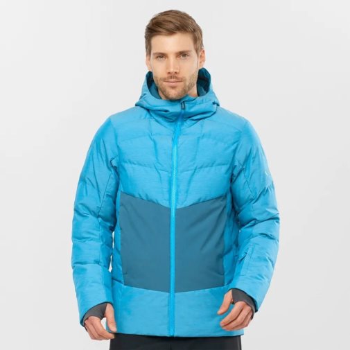 Turquoise Salomon Snowshelter Insulated Men's Ski Jackets | IE GJ3607